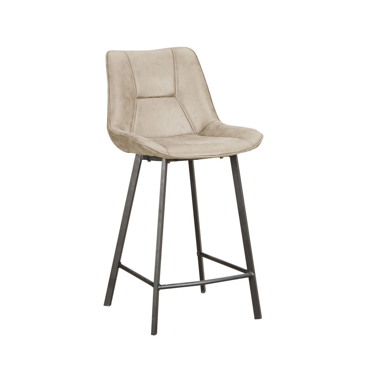 Zera Barkrukken - Beige Microfiber
