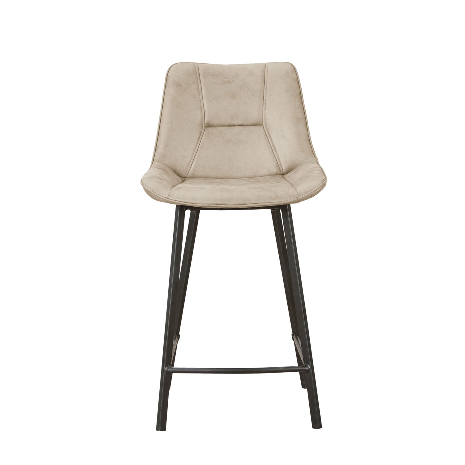Zera Barkrukken - Beige Microfiber