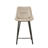 Zera Barkrukken - Beige Microfiber