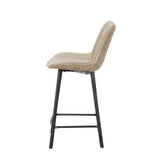 Zera Barkrukken - Beige Microfiber
