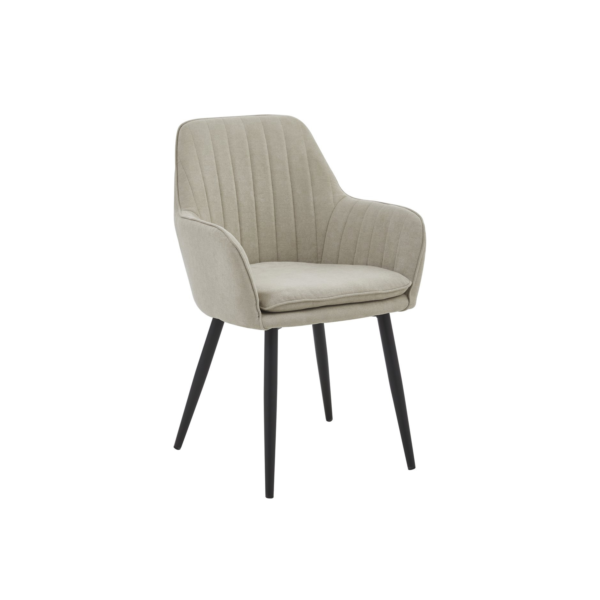Lavinia Eetkamerstoel – Beige – Lino 25