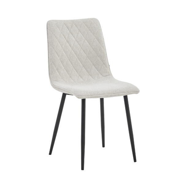 Elise Eetkamerstoel – Beige – Linnen