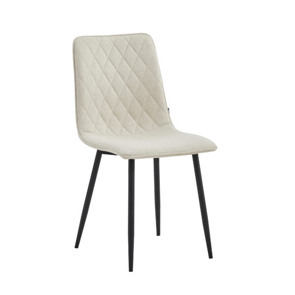 Elise Eetkamerstoel – Beige – Fabb - Velvet